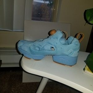 NEW Reebok Fury Pumps Light Blue